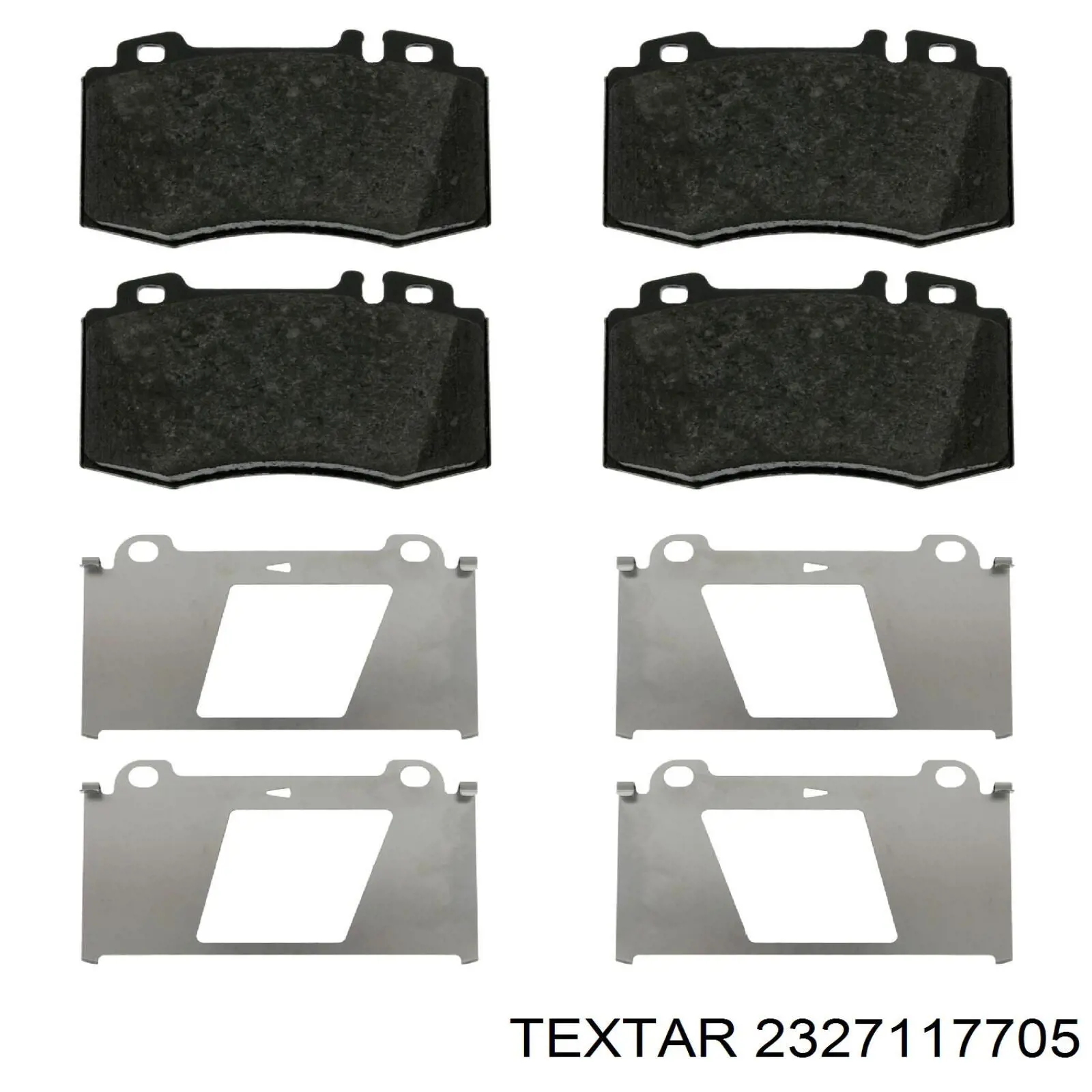 Передние тормозные колодки 2327117705 Textar