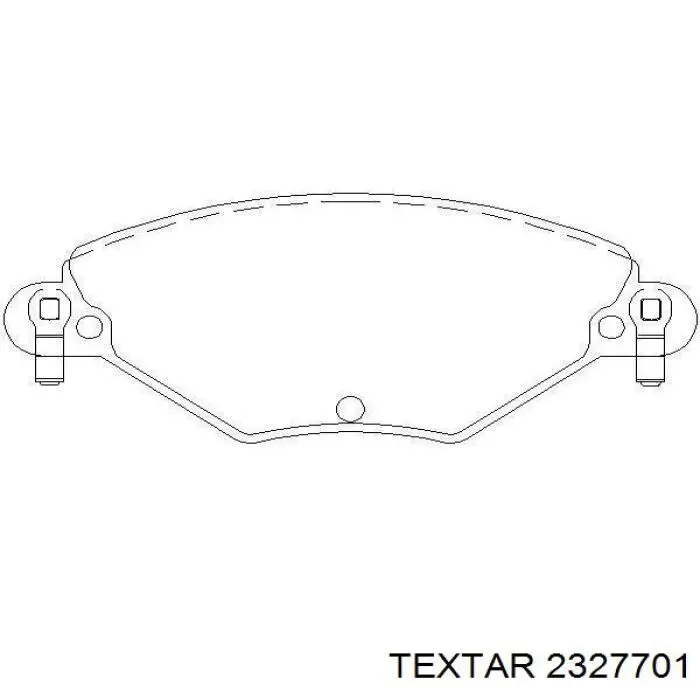 Тормозные колодки Textar 2327701