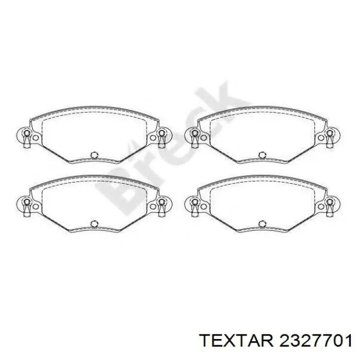Купить 2327701 Textar Колодки тормозные