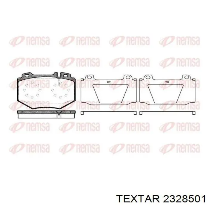 Купить 2328501 Textar Колодки тормозные