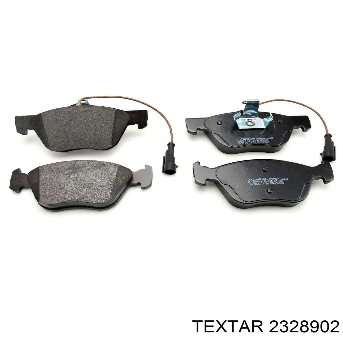 2328902 Textar Колодки передние