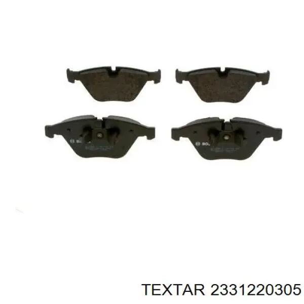 2331220305 Textar Колодки передние