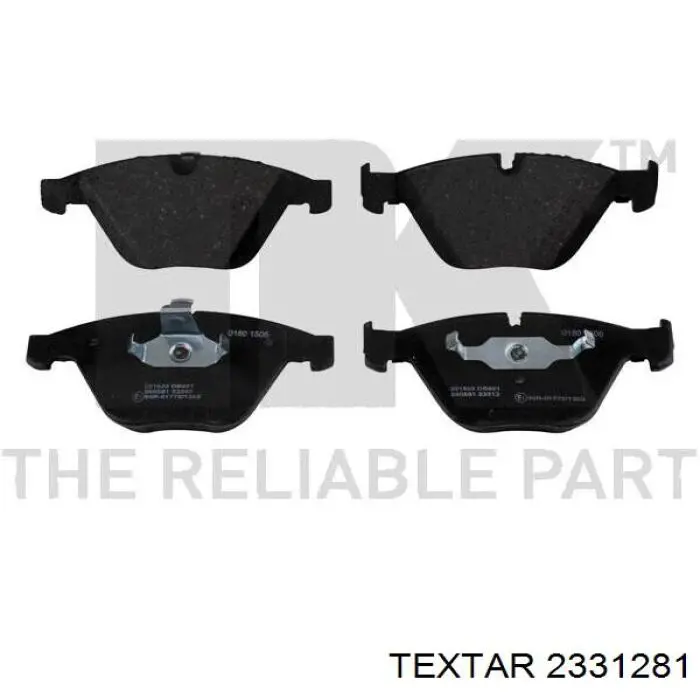 Колодки Textar 2331281 цена, от 29.60 USD