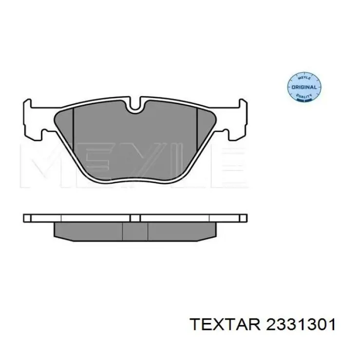 Передние тормозные колодки 2331301 Textar