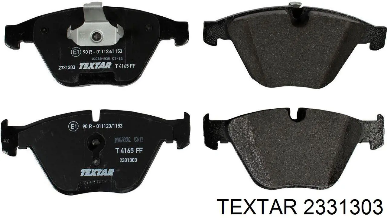 Купить 2331303 Textar Колодки тормозные