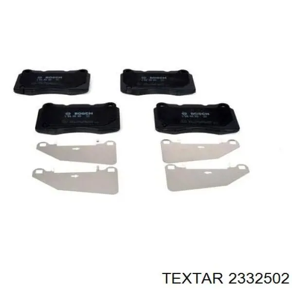 Передние тормозные колодки 2332502 Textar