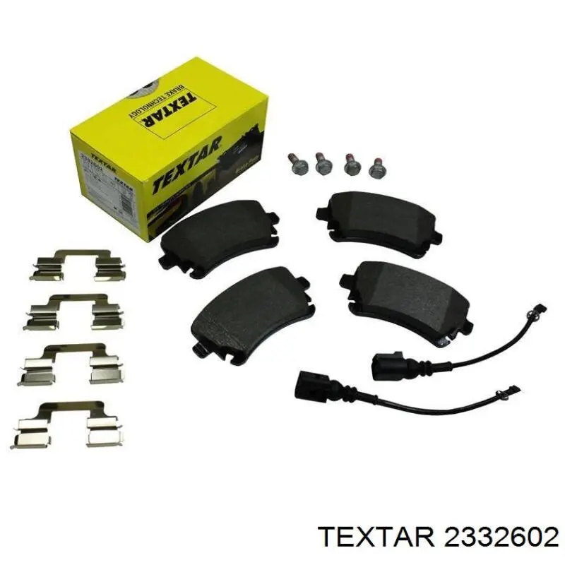 Колодки дисковые  Textar 2332602 цена, от 49.11 USD