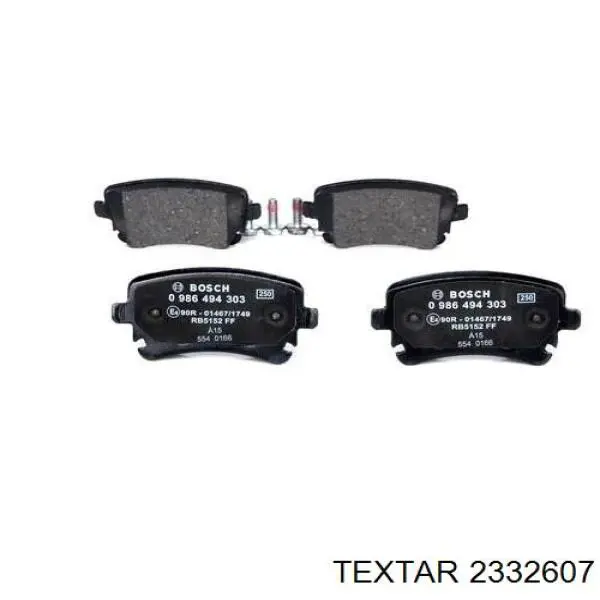 Колодки дисковые  Textar 2332607 цена, от 45.56 USD