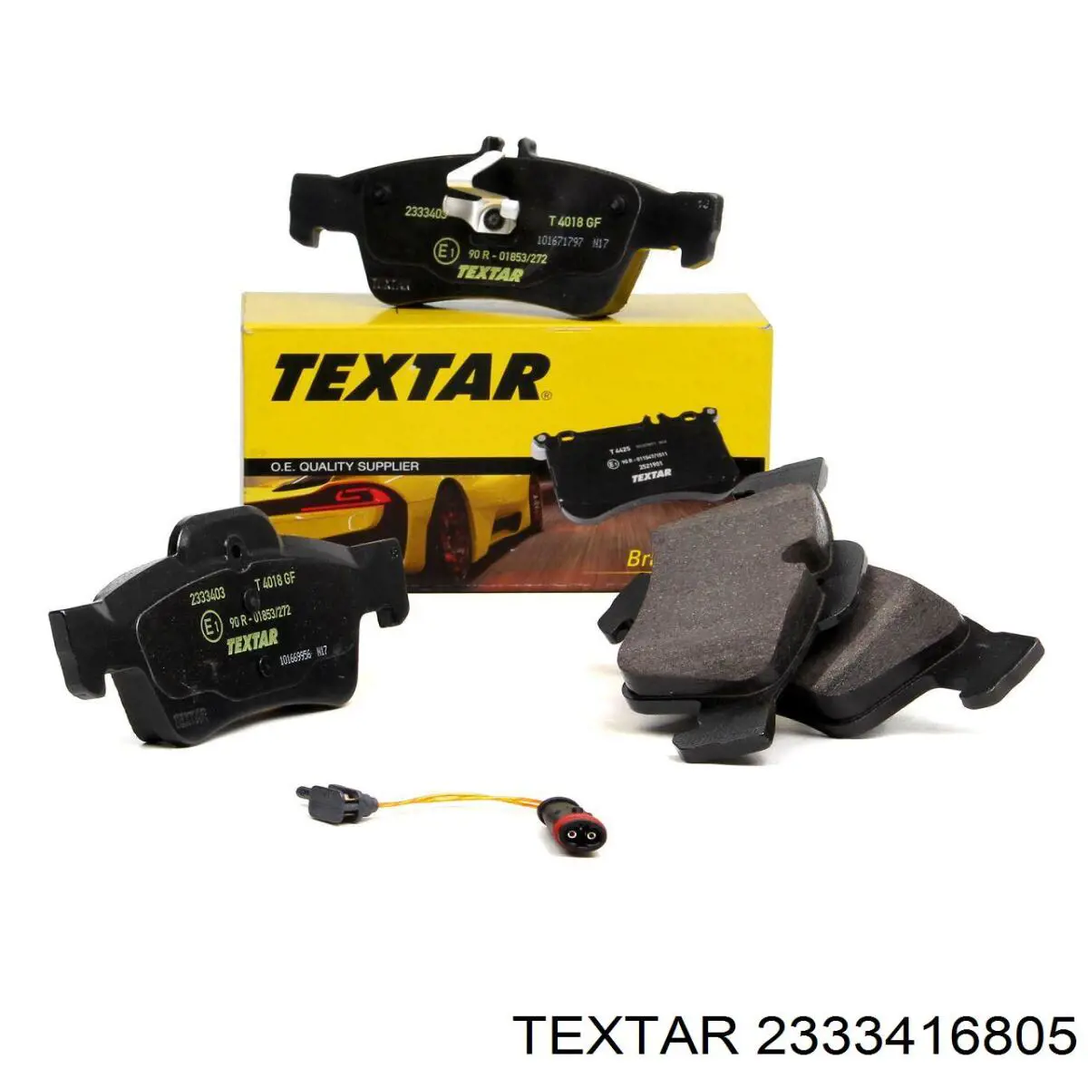 2333416805 Textar Колодки тормозные дисковые комплект