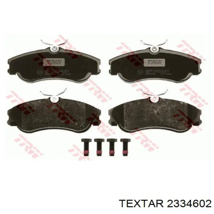 Передние тормозные колодки 2334602 Textar