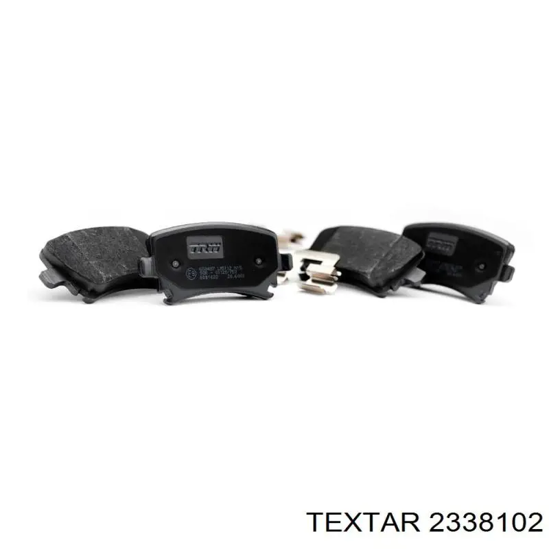 Задние тормозные колодки 2338102 Textar
