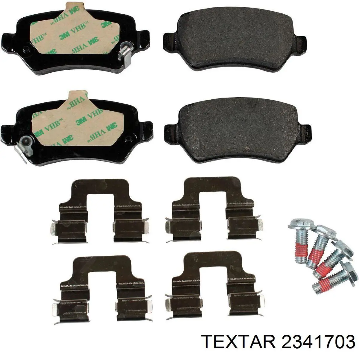 Задние дисковые колодки Textar 2341703