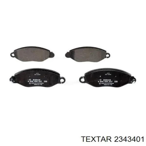 Купить 2343401 Textar Колодки тормозные