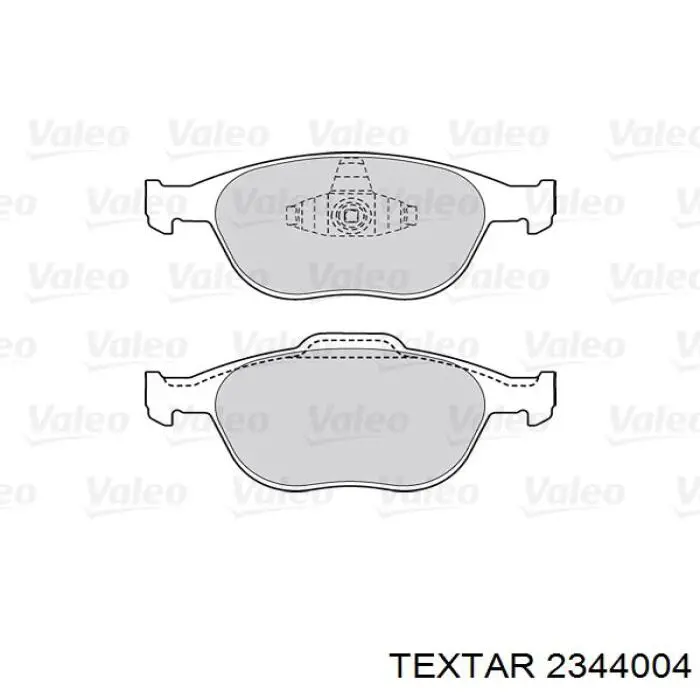 Купить 2344004 Textar Колодки тормозные