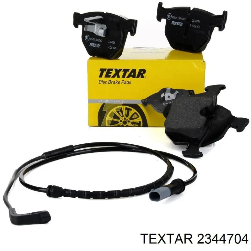Купить 2344704 Textar Колодки тормозные задние, дисковые
