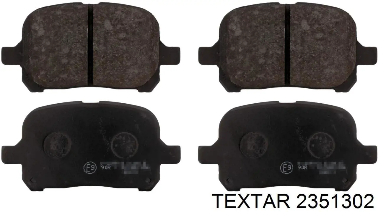 Тормозные колодки Textar 2351302