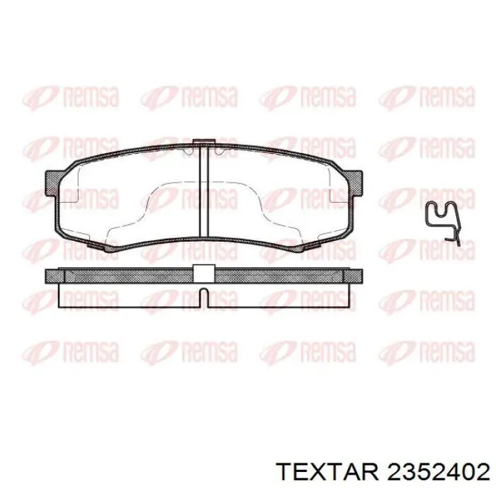 Колодки Textar 2352402 цена, от 29.03 USD