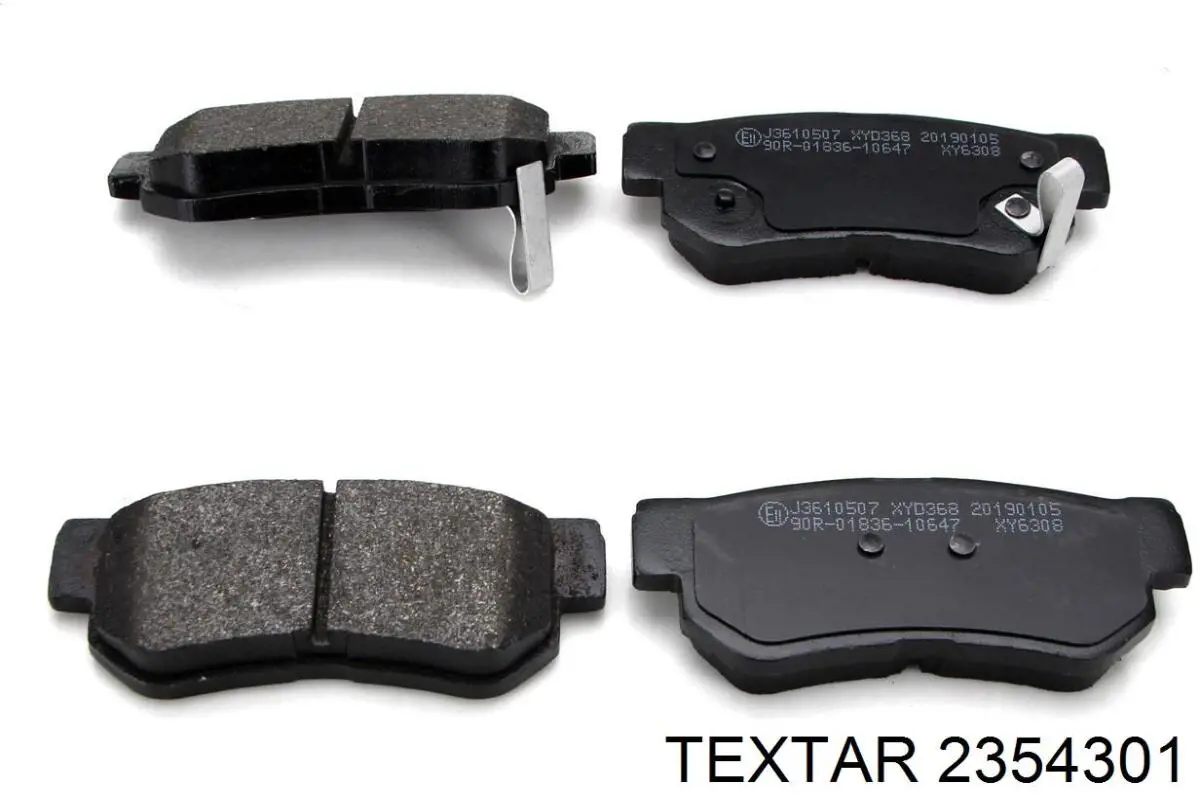 Задние тормозные колодки 2354301 Textar
