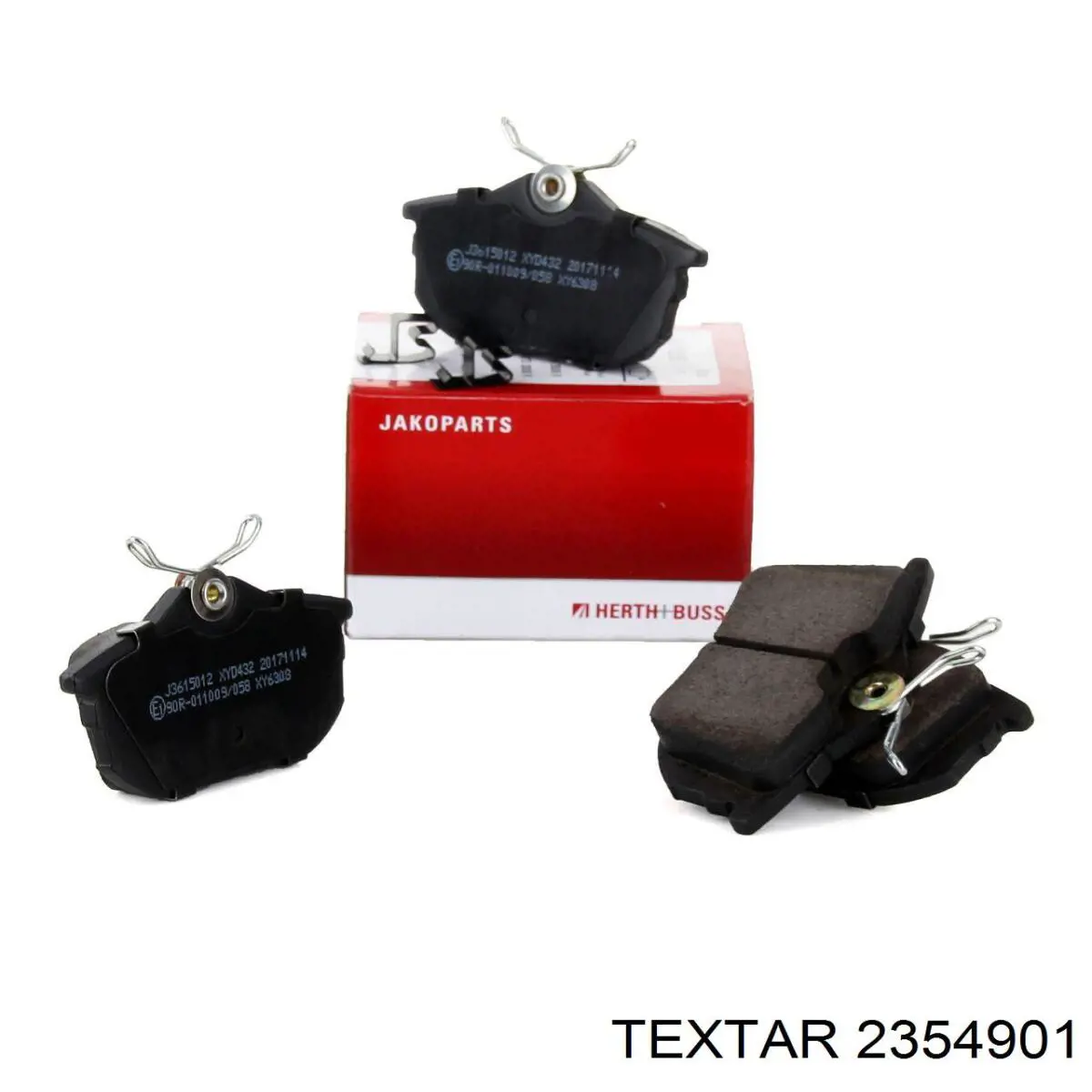 2354901 Textar Колодки тормозные дисковые комплект