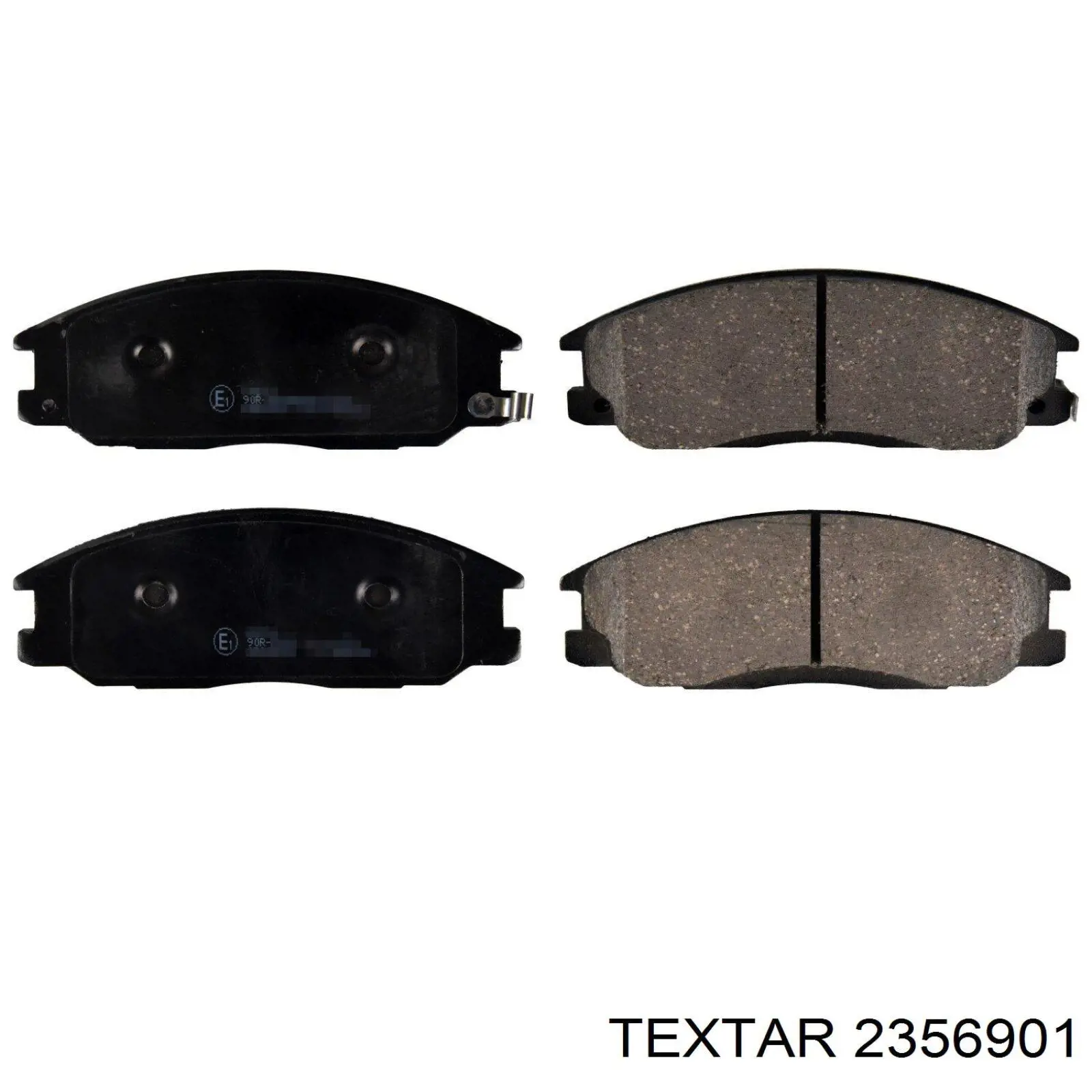 2356901 Textar Колодки передние