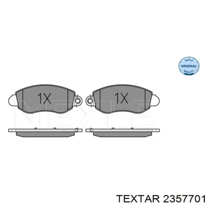 Колодки Textar 2357701 цена, от 31.72 USD
