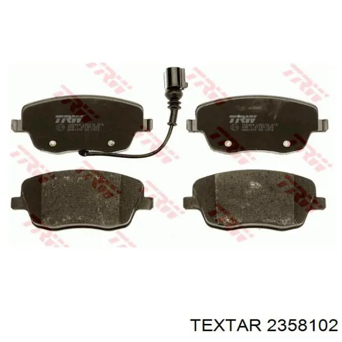 Купить 2358102 Textar Колодки тормозные