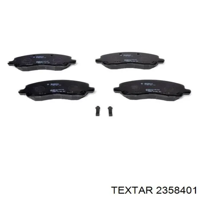 Передние тормозные колодки 2358401 Textar