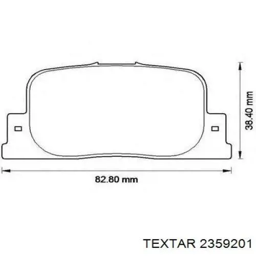 Колодки дисковые  Textar 2359201 цена, от 13.28 USD