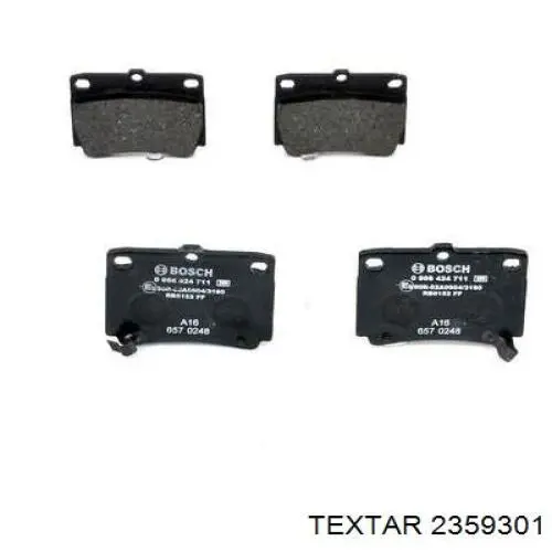 Купить 2359301 Textar Колодки тормозные задние, дисковые