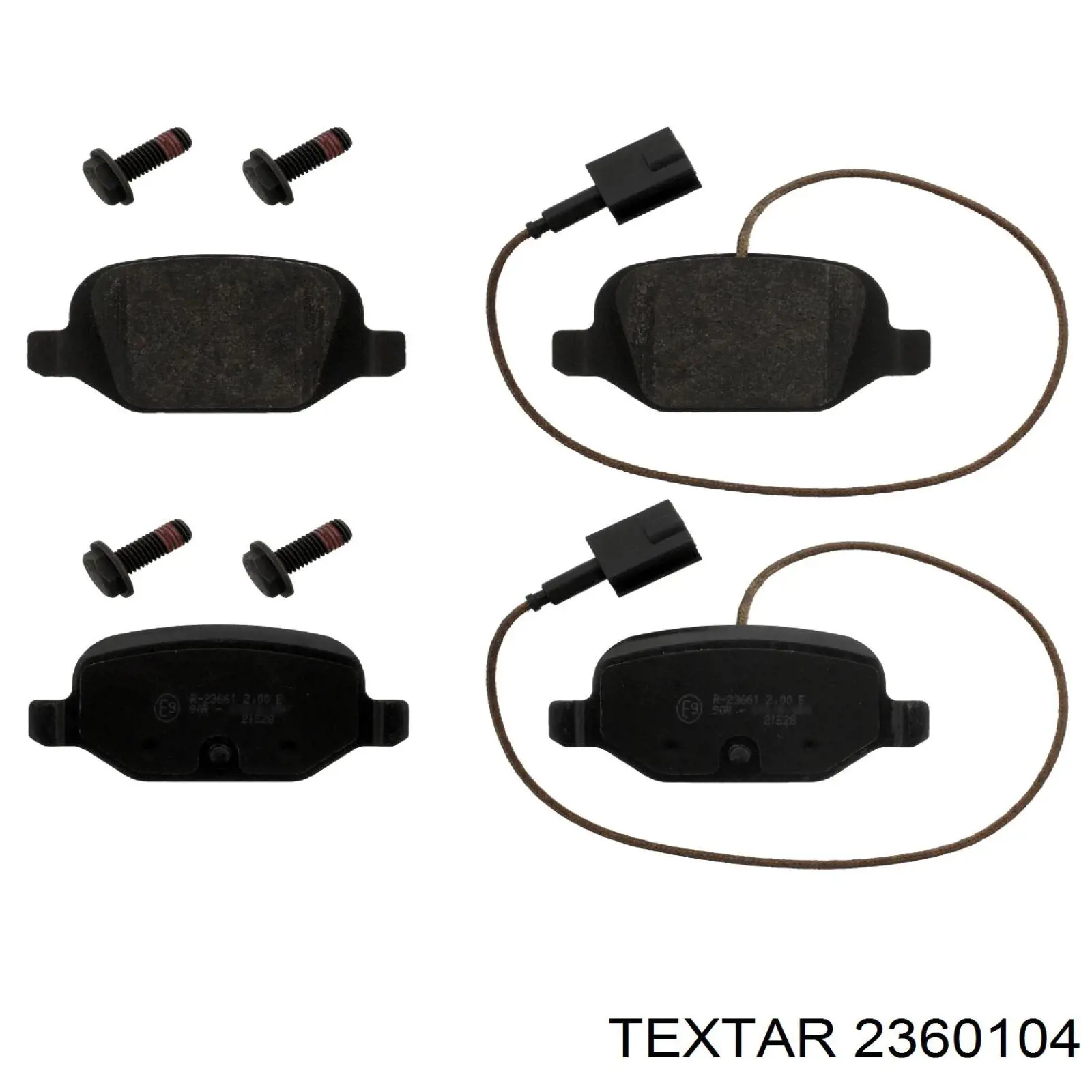 Тормозные колодки Textar 2360104
