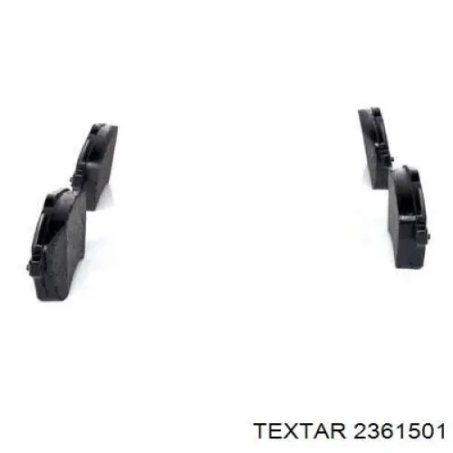 Передние тормозные колодки 2361501 Textar