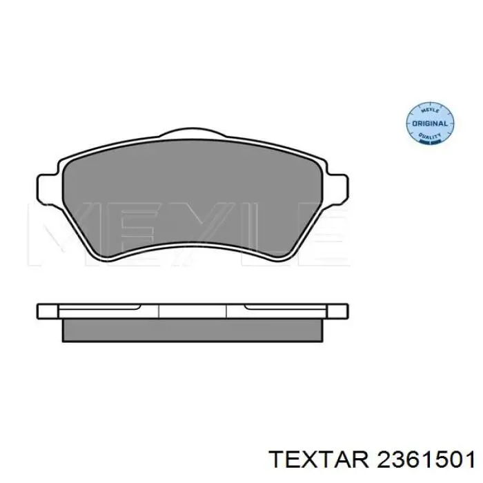 Тормозные колодки Textar 2361501