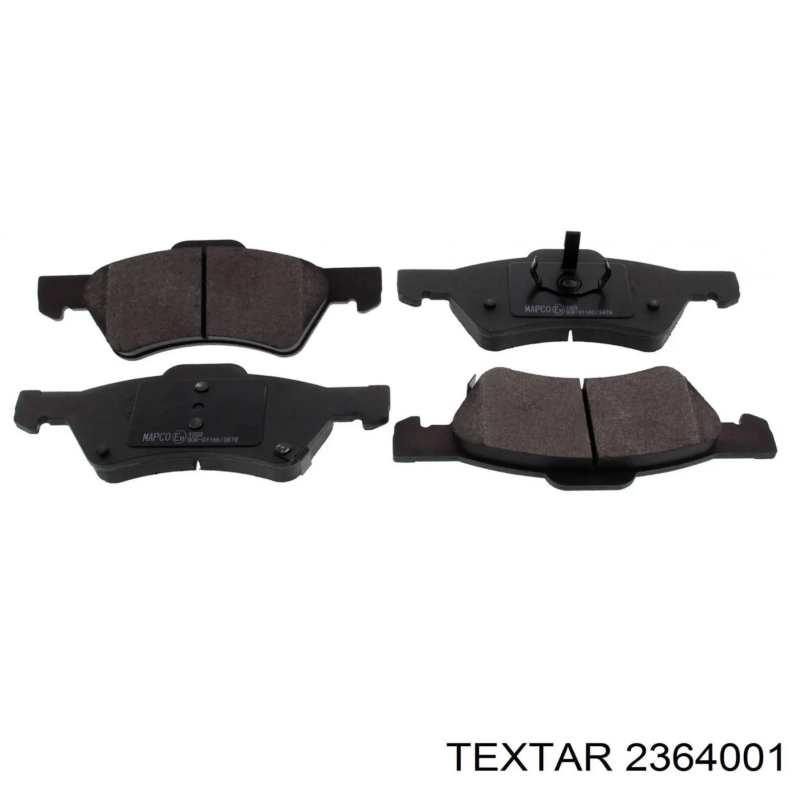 Передние тормозные колодки 2364001 Textar
