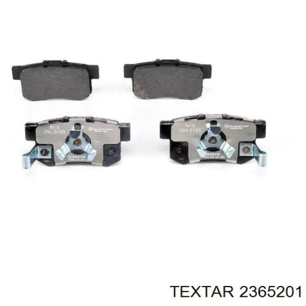 Купить 2365201 Textar Колодки тормозные задние, дисковые
