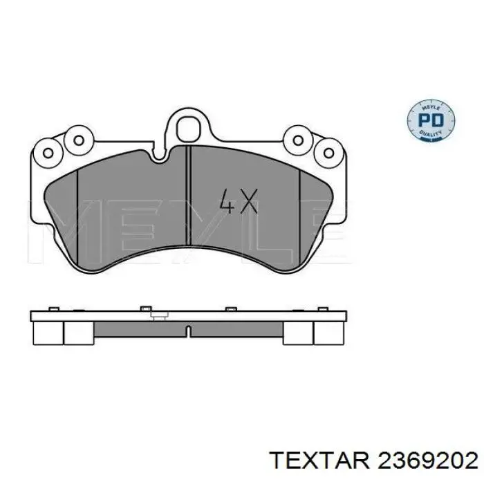 Колодки Textar 2369202 цена, от 65.08 USD