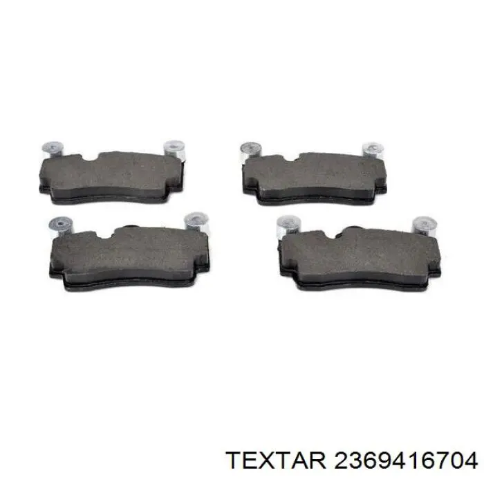 2369416704 Textar Колодки тормозные дисковые комплект