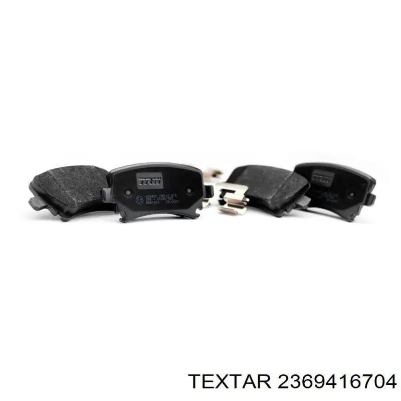 Купить 2369416704 Textar Колодки тормозные задние, дисковые