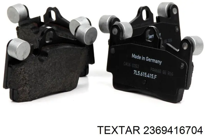 Колодки дисковые  Textar 2369416704 цена, от 47.36 USD