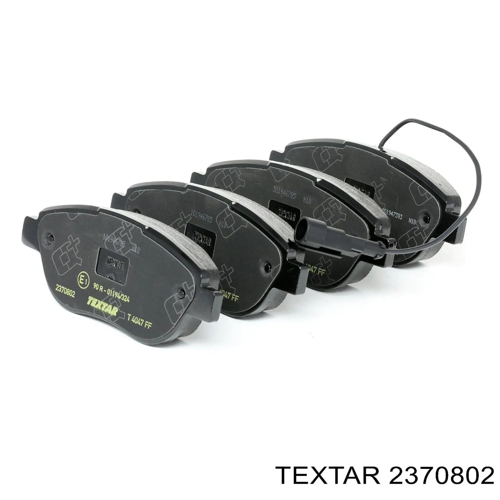 2370802 Textar Колодки передние
