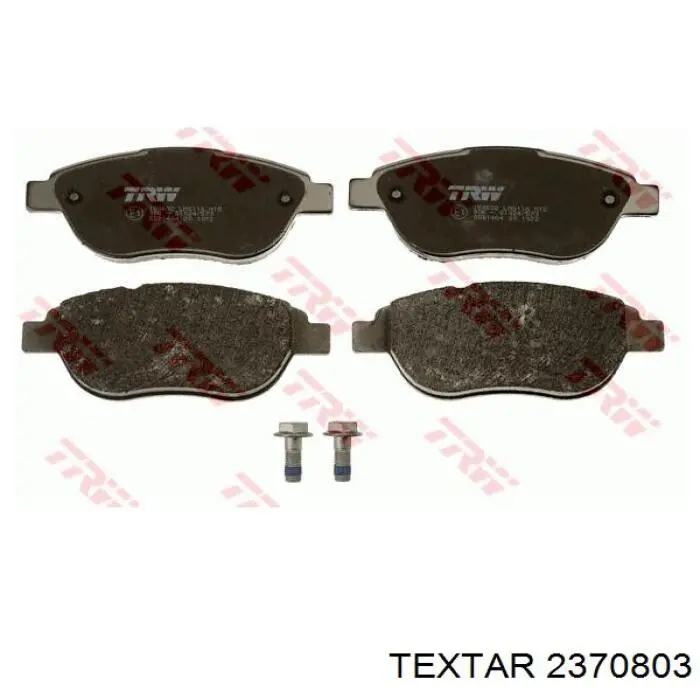 Передние тормозные колодки 2370803 Textar