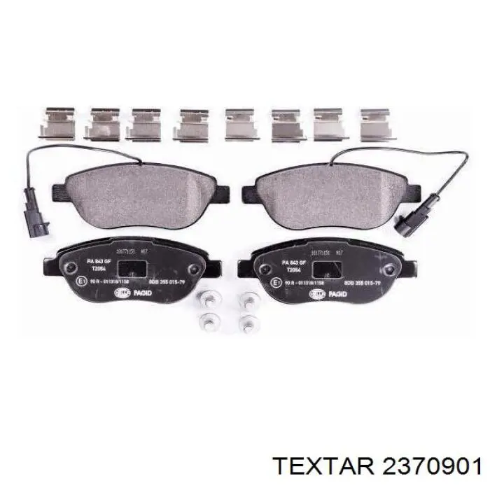 Купить 2370901 Textar Колодки тормозные
