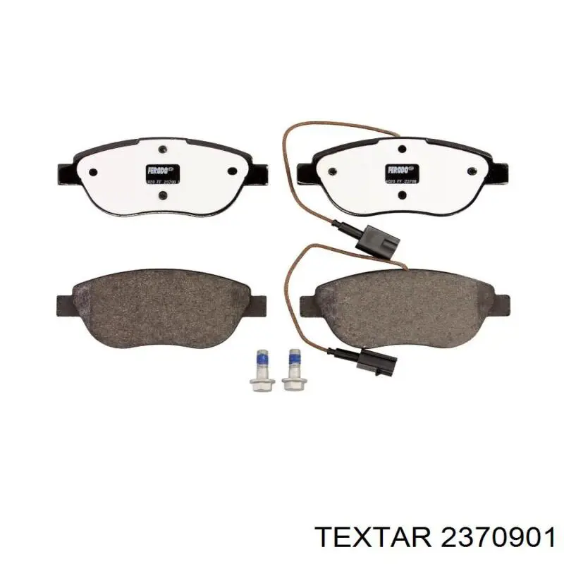 Передние тормозные колодки 2370901 Textar