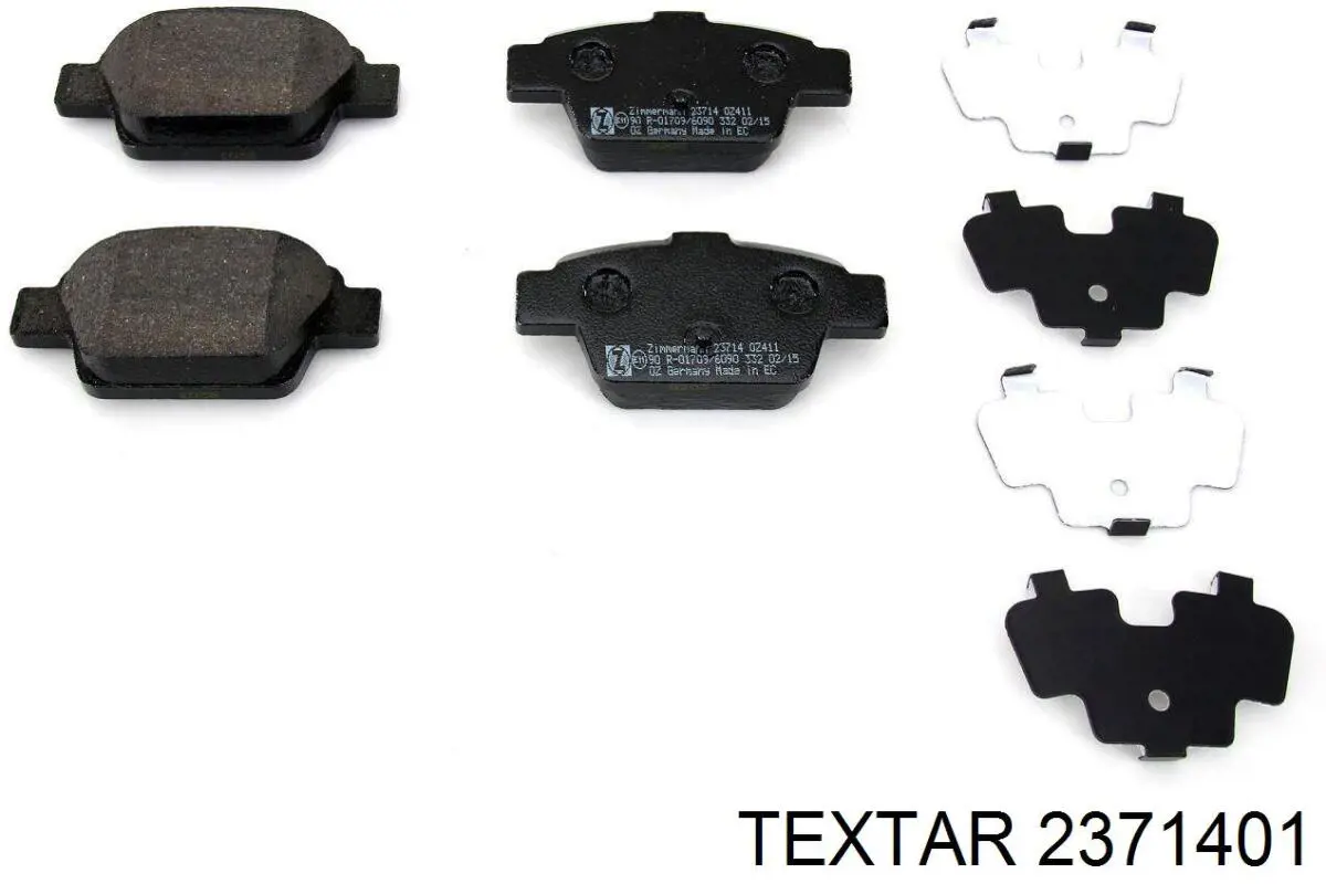 Купить 2371401 Textar Колодки тормозные задние, дисковые