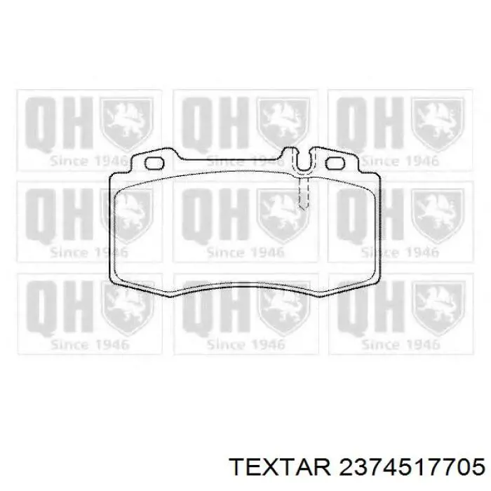 Купить 2374517705 Textar Колодки тормозные