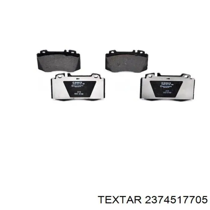 Передние тормозные колодки 2374517705 Textar