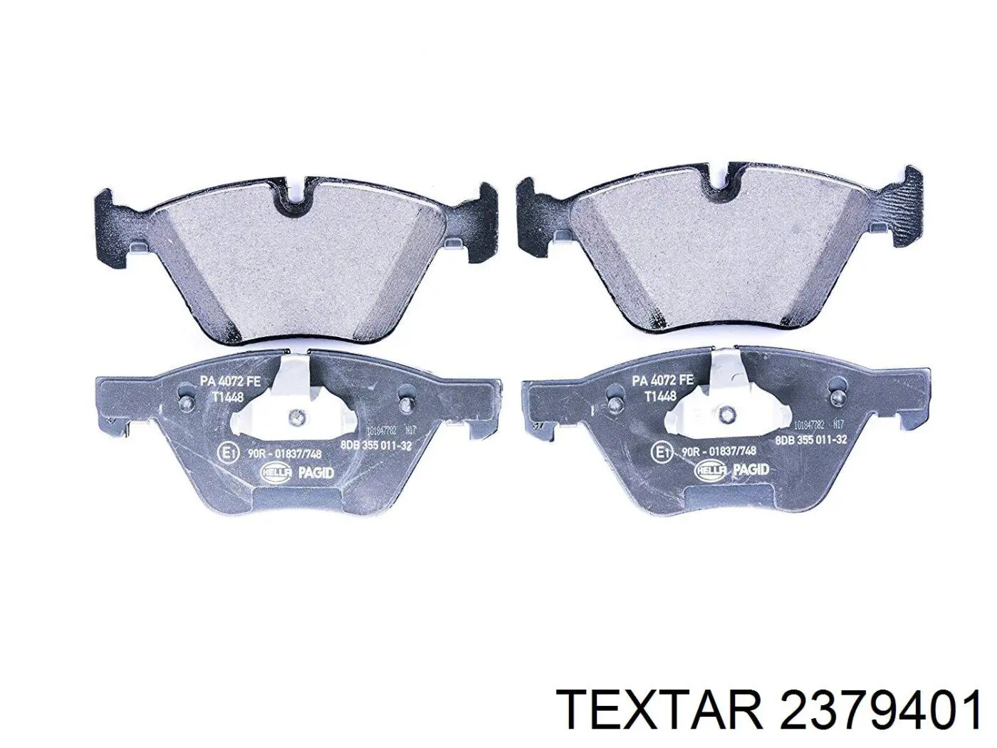 Передние тормозные колодки 2379401 Textar