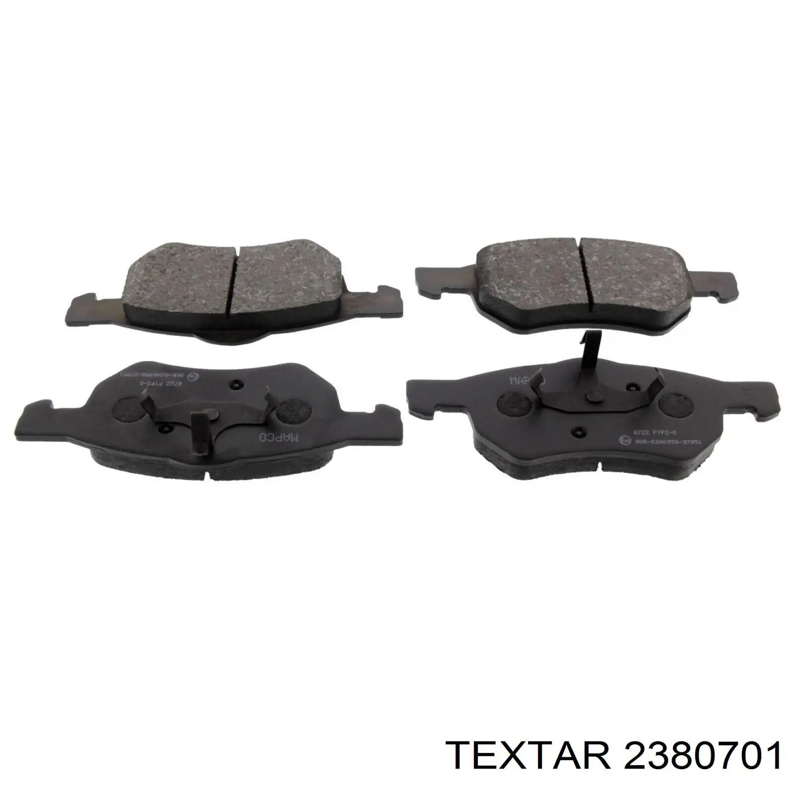 Тормозные колодки Textar 2380701