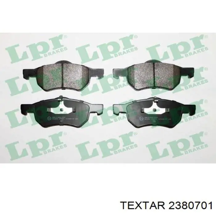 Купить 2380701 Textar Колодки тормозные