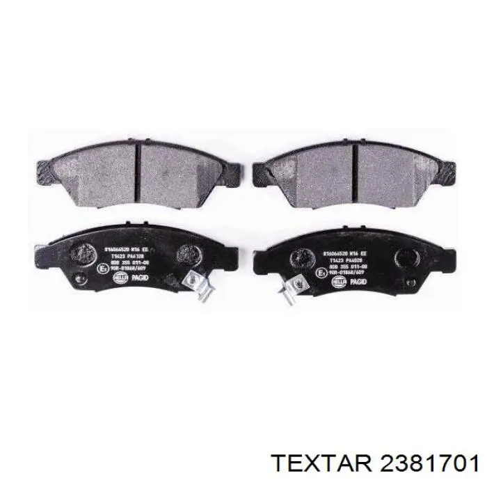 2381701 Textar Колодки передние