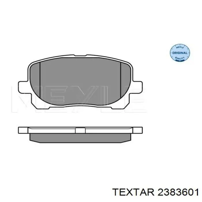 Передние тормозные колодки 2383601 Textar